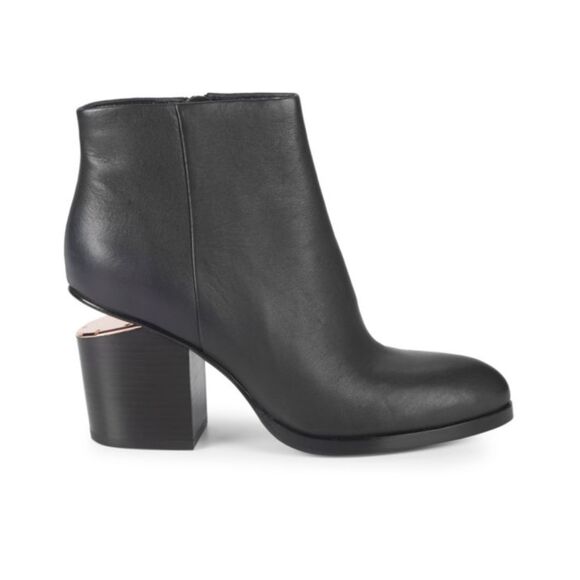 Alexander Wang Black Ankle Boots - Picture 1 of 7
